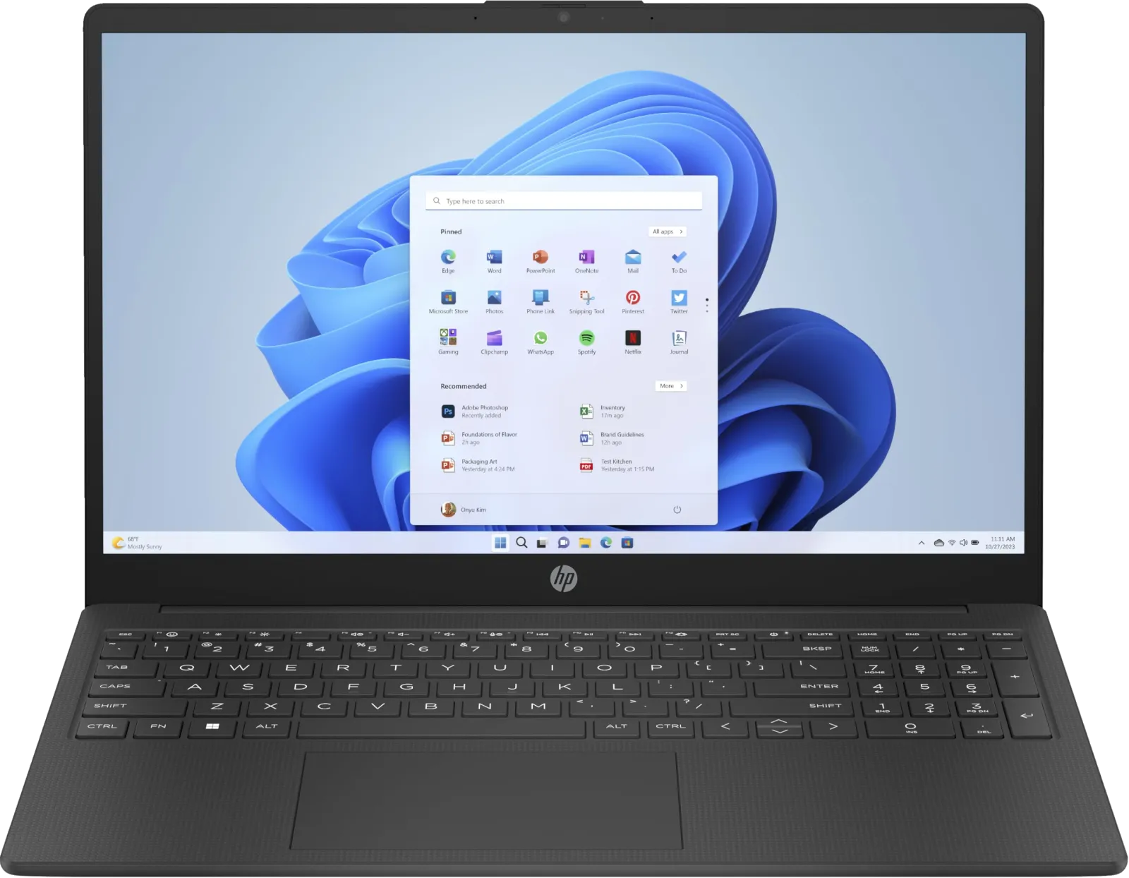HP Laptop 15-fc0838no 15.6"